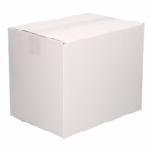 White Single Wave Shipping Box (30.5×22×10 cm)