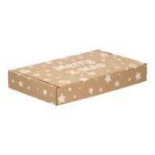 Brievenbusdoos A6 met kerstprint 18 x 11,5 x 2,8 cm