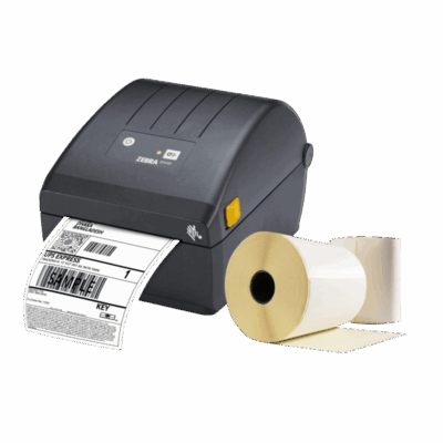 Afbeelding voor Zebra Printer ZD220 + 6 rollen etiketten