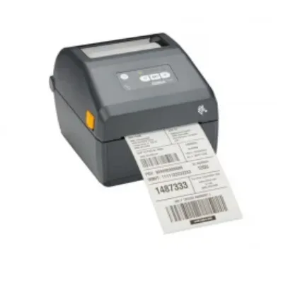 Productafbeelding van de draadloze Zebra ZD421 printer met label